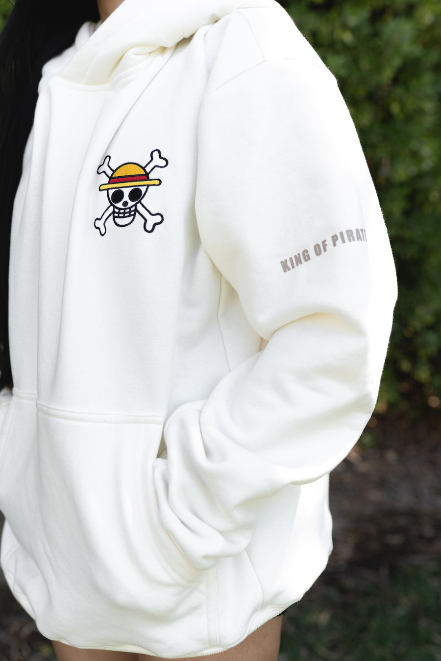 Straw Hat Hoodie - Coloured Jolly Roger (FINAL SALE)